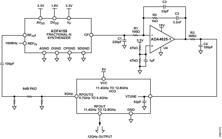 ADA4625-1 Block Diagram