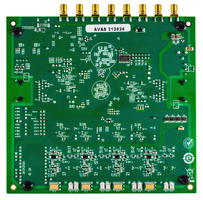 EVAL-ADIN6310-xxxx Evaluation Board Photo Bottom View