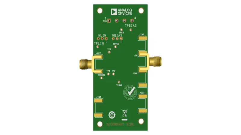 EVAL-ADL6346B Evaluation Board Bottom View