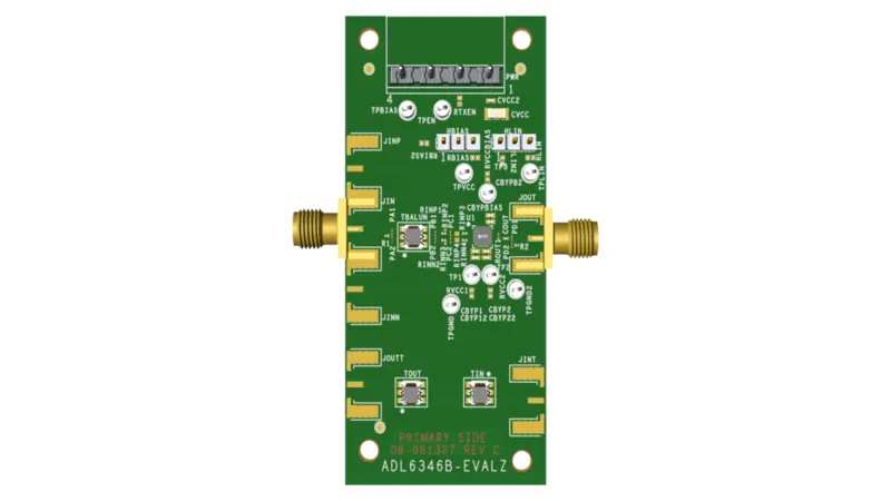 EVAL-ADL6346B Evaluation Board Top View