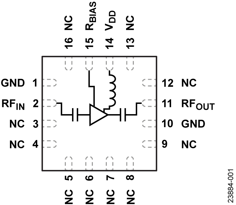 ADL8104 Functional Block Diagram