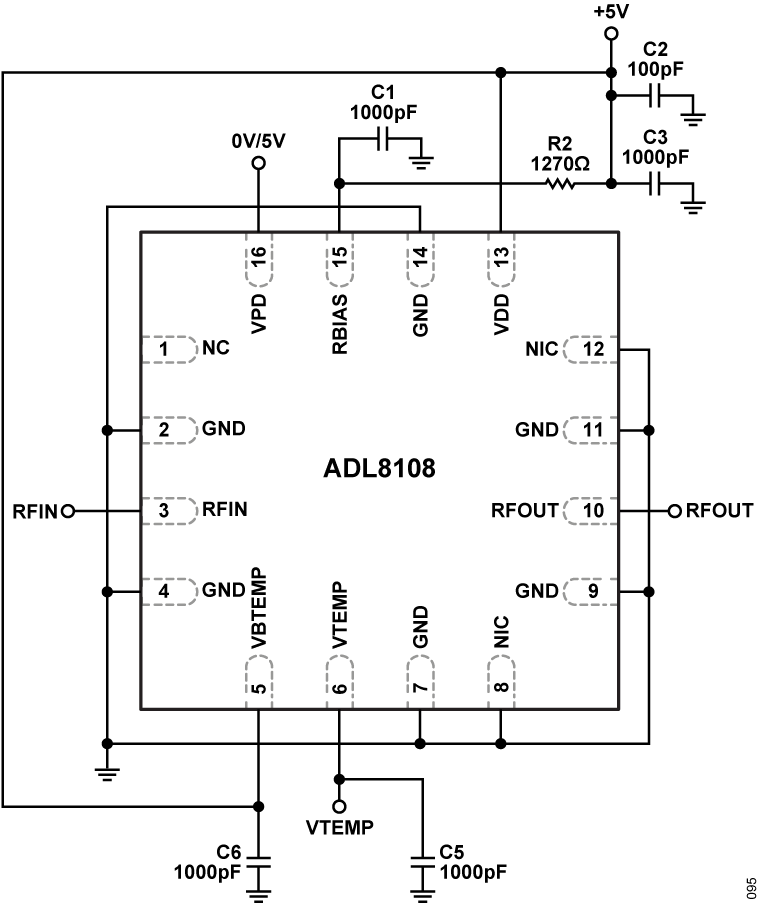 ADL8108 Circuit Diagram