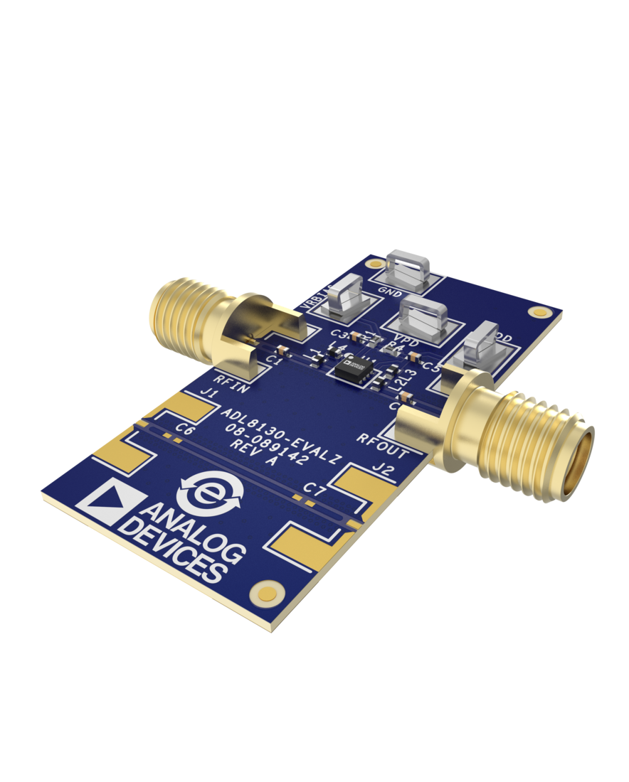 ADL8130-EVALZ Top Angle Evaluation Board