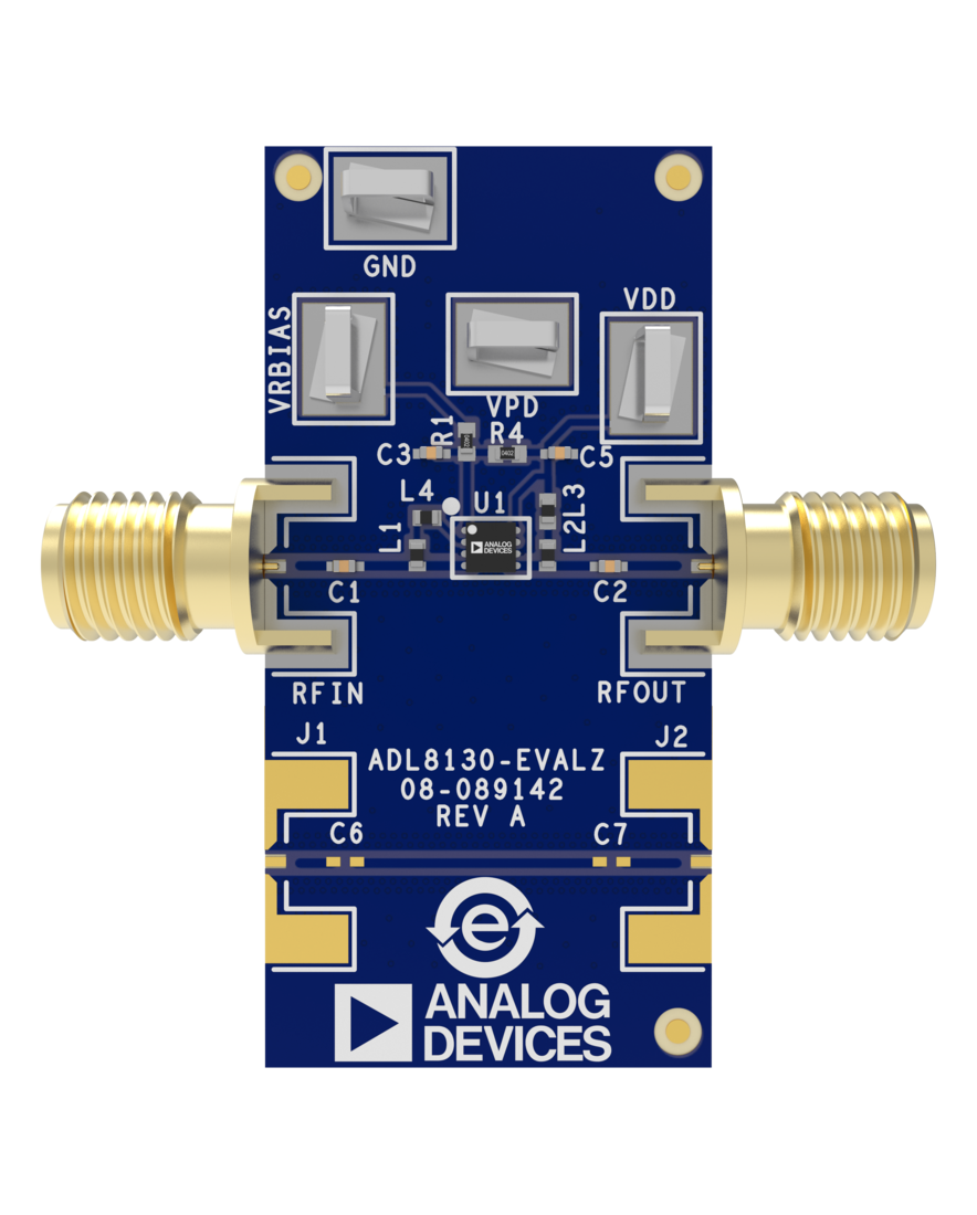 ADL8130-EVALZ Top Evaluation Board