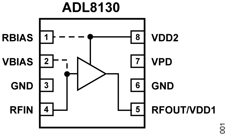 ADL8130 Functional Block Diagram