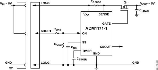 ADM1171 Typical Application Diagrams