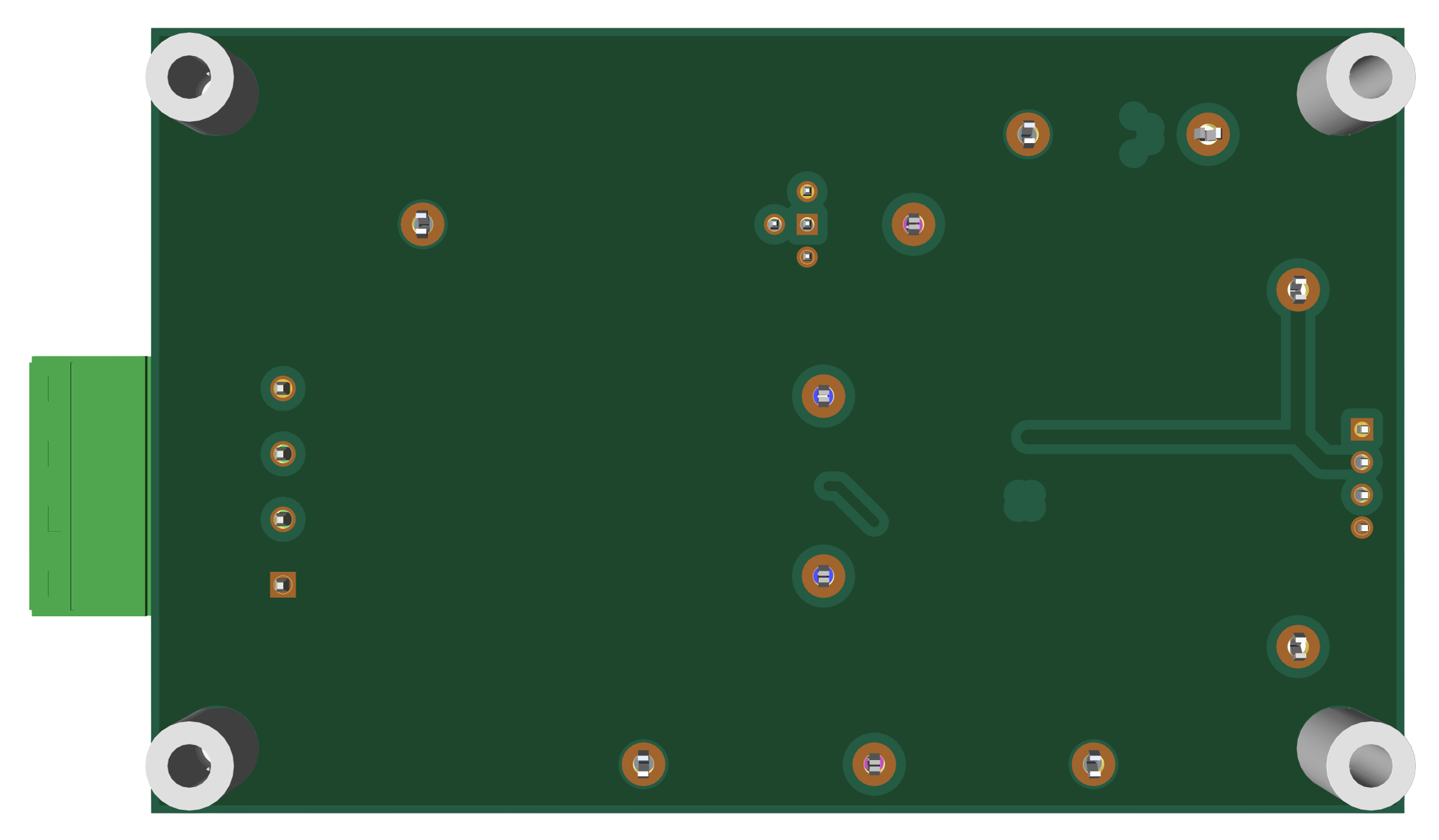 ADM33051EEVKIT Evaluation Board Bottom View