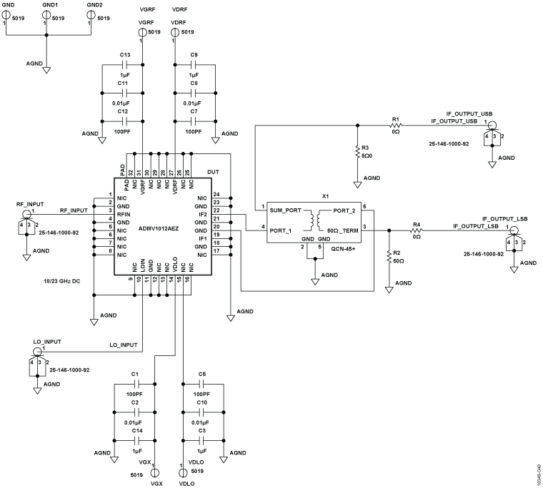ADMV1012 Circuit Diagram