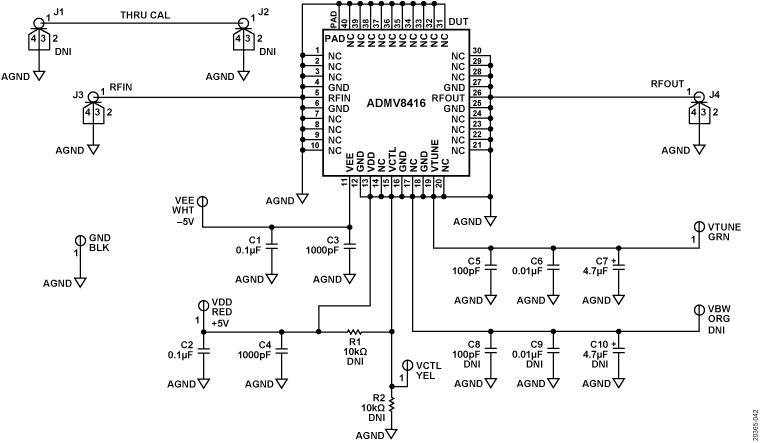 ADMV8416 Circuit Diagram