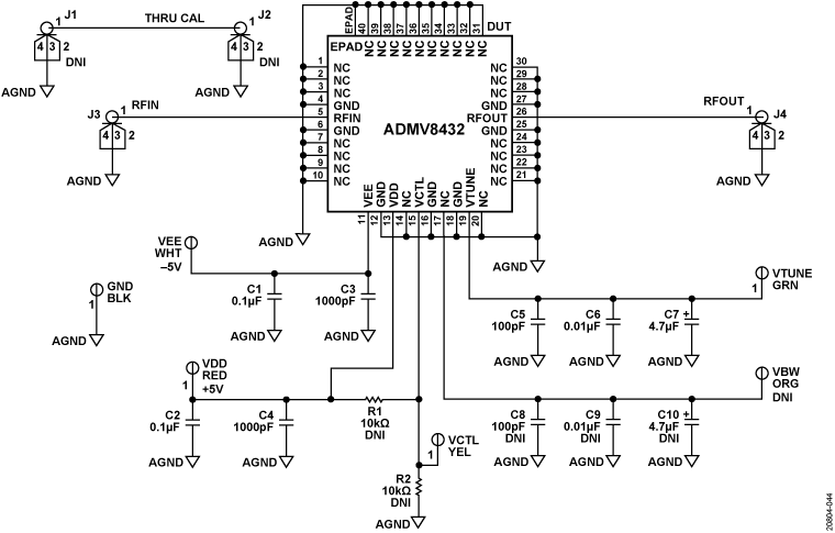 ADMV8432 Circuit Diagram