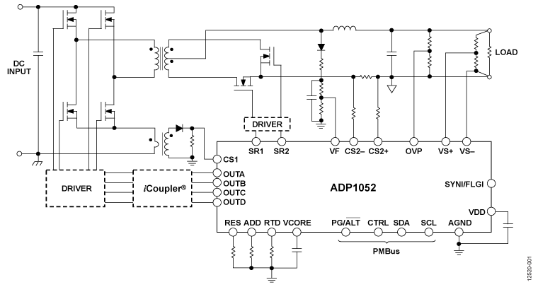 ADP1052 Typical Application Diagram