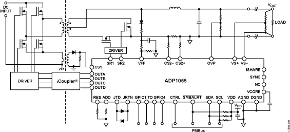 ADP1055 Typical Application Diagram
