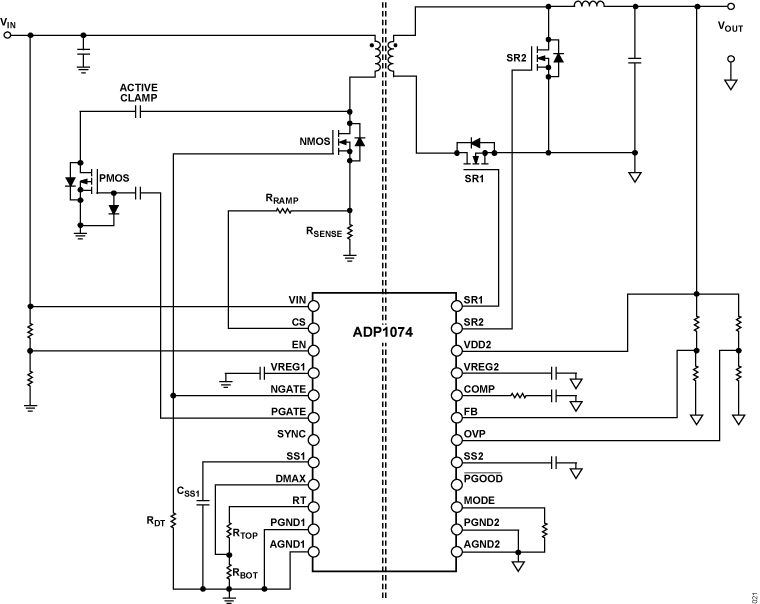 ADP1074 Circuit Diagram