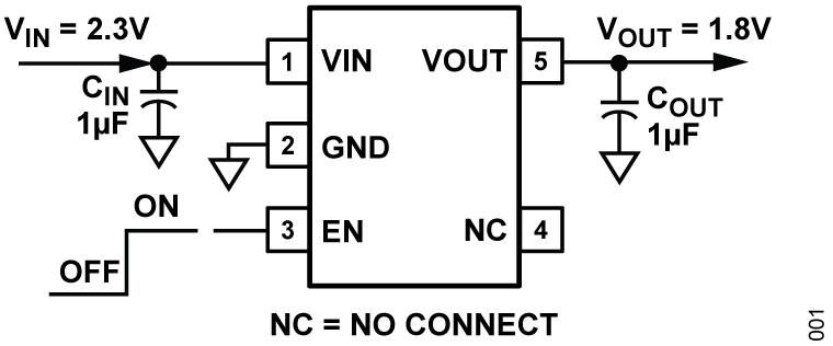 ADP150 Application Circuit