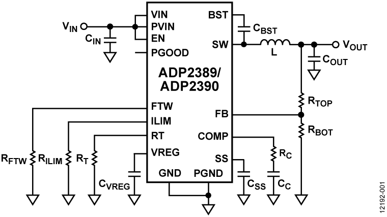 ADP2389 Circuit Diagram
