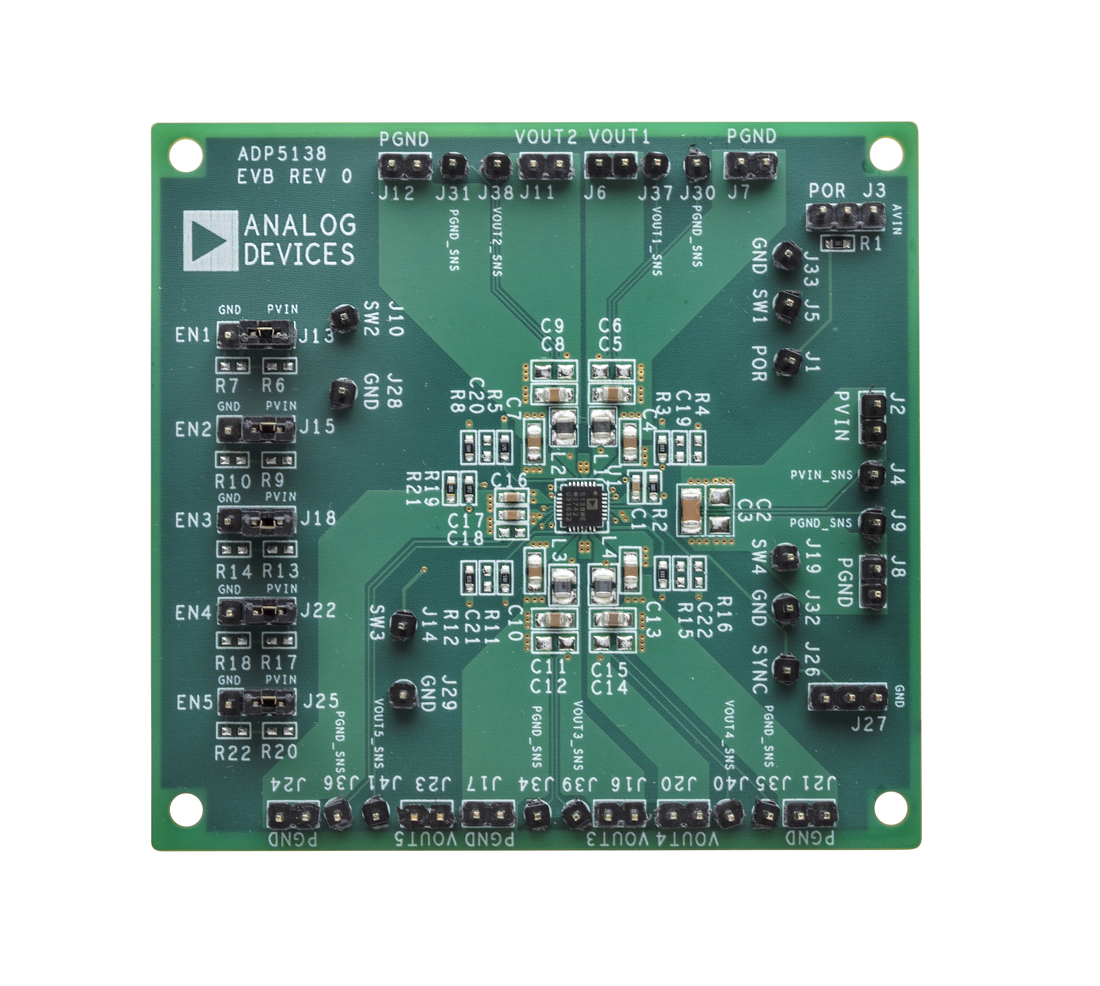 ADP5138 Evaluation Board (top)
