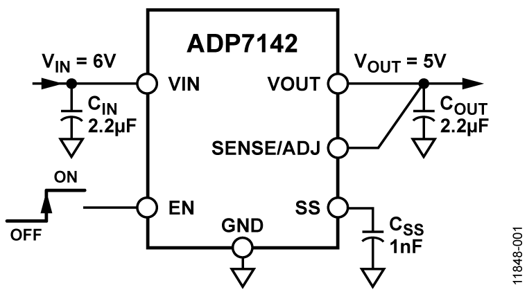 ADP7142 Circuit Diagram