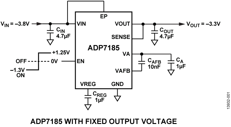 ADP7185 Circuit Diagram