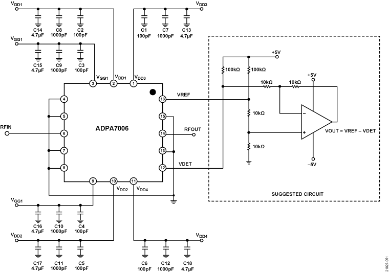 ADPA7006 Circuit Diagram