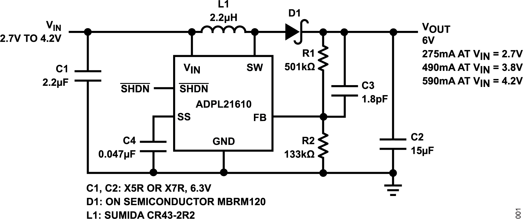 ADPL21610 Typical Application