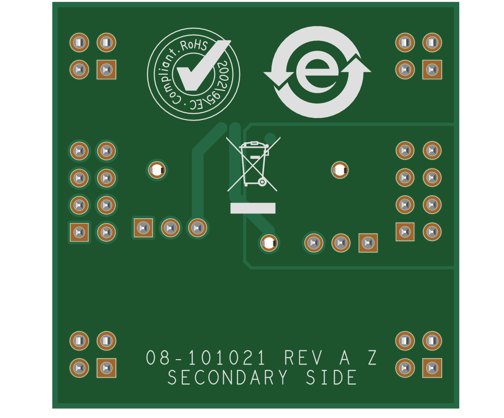 ADPL42092CP-EVALZ Bottom Evaluation Board