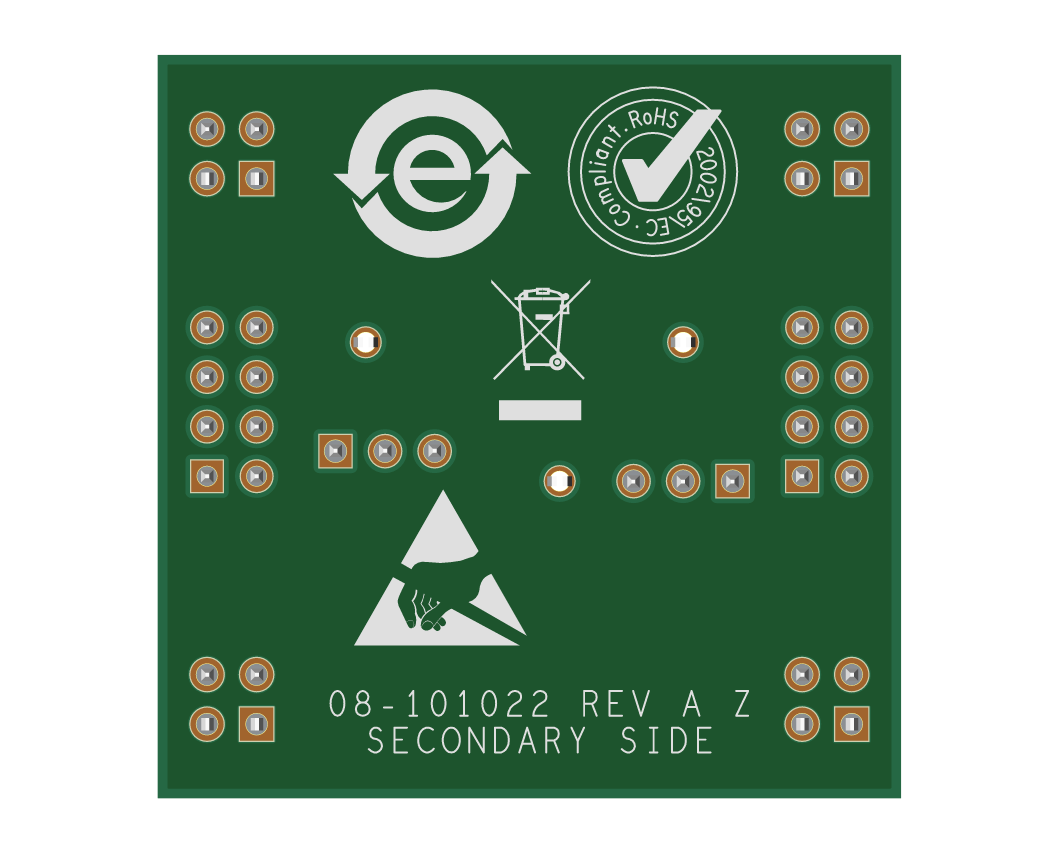 ADPL42092UJ-EVALZ Bottom Evaluation Board