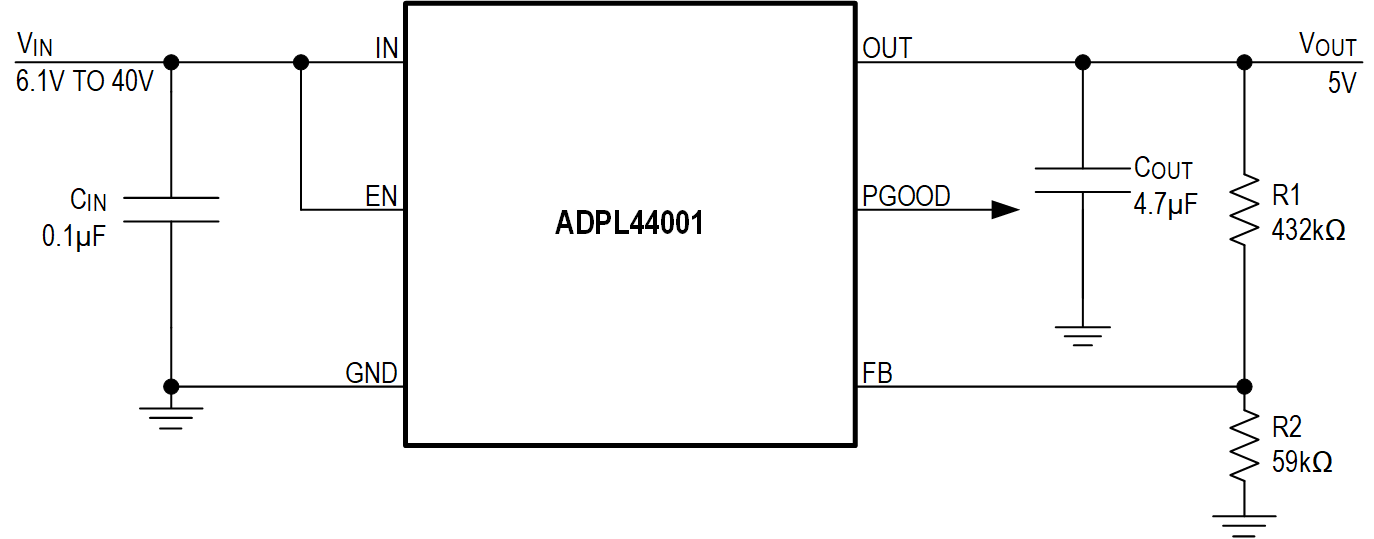ADPL44001 Typical Application  Circuit