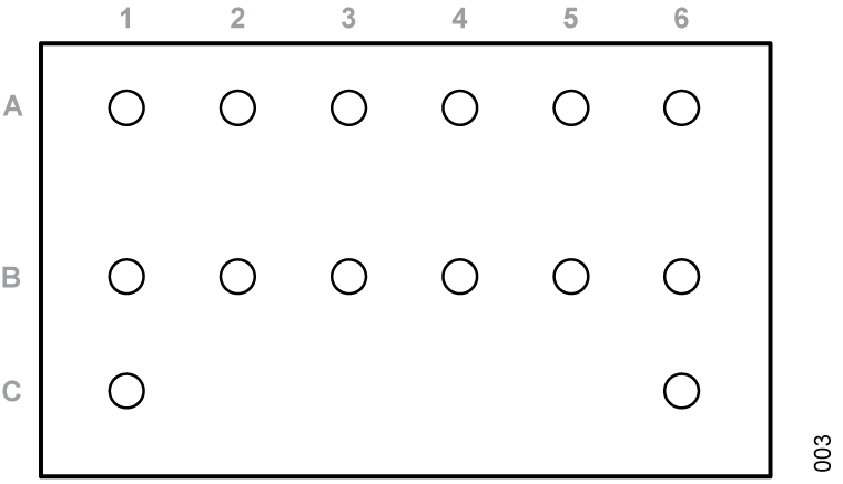 ADRF5476 Pin Configuration