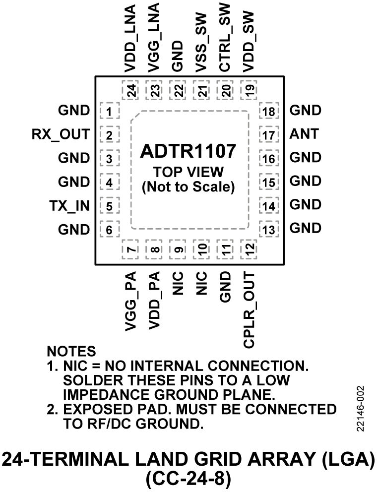ADTR1107 Pin Configuration