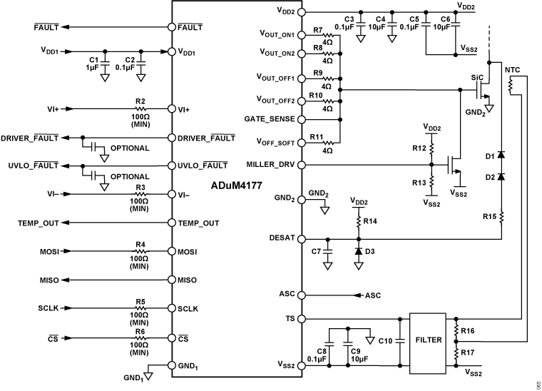 ADuM4177 Application Circuit