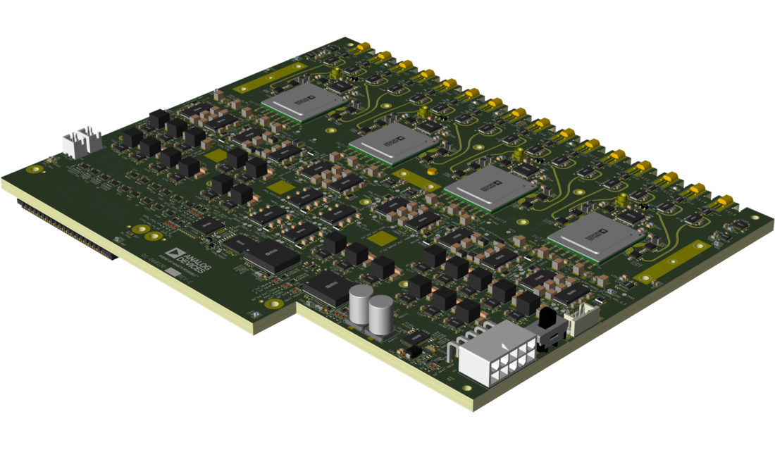 ADXBAND16EBZ Top Angle Evaluation Board