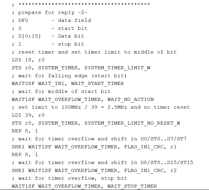 Figure 24. CDF0 Encoder Reply - Datafield