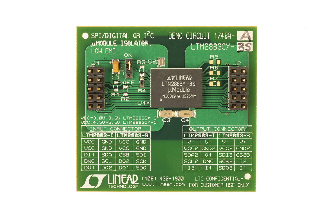DC1748A-A-LTM2883CY-3S Demo Board