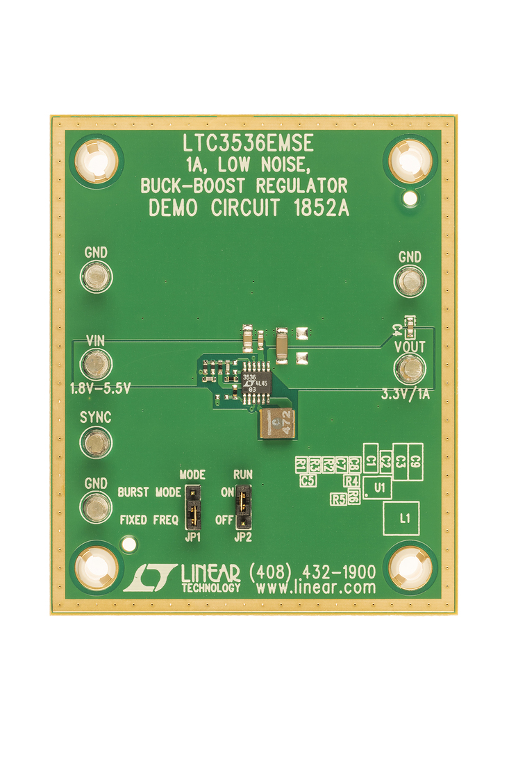 DC1852A-LTC3536EMSE Demo Board