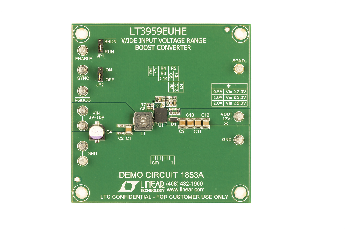 DC1853A-LT3959EUHE Demo Board