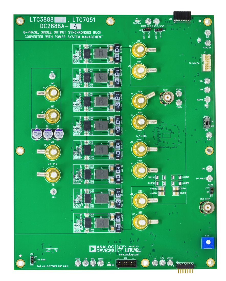 DC2888A-A Evaluation Board Top