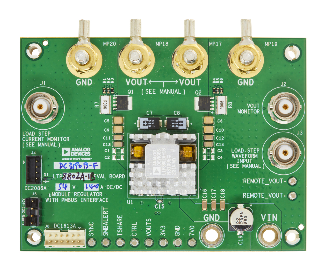 DC3190B-F Top evaluation board