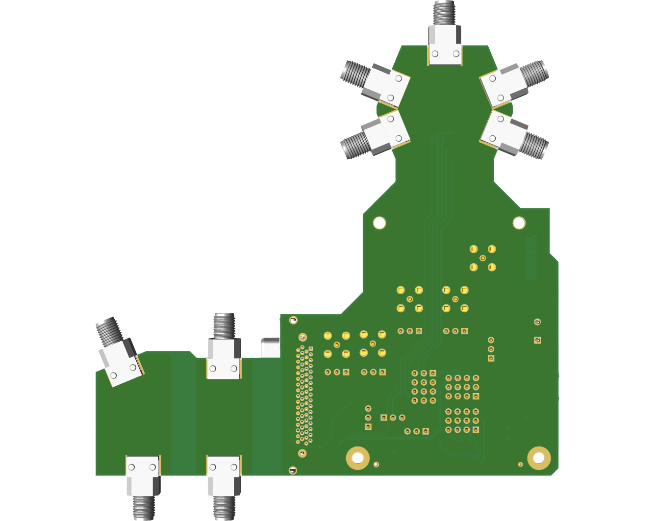 EVAL-ADGM3144-SDZ Bottom Evaluation Board