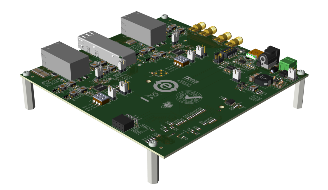 EV-ADIN1320FMCZ_BRD Top Angle Evaluation Board