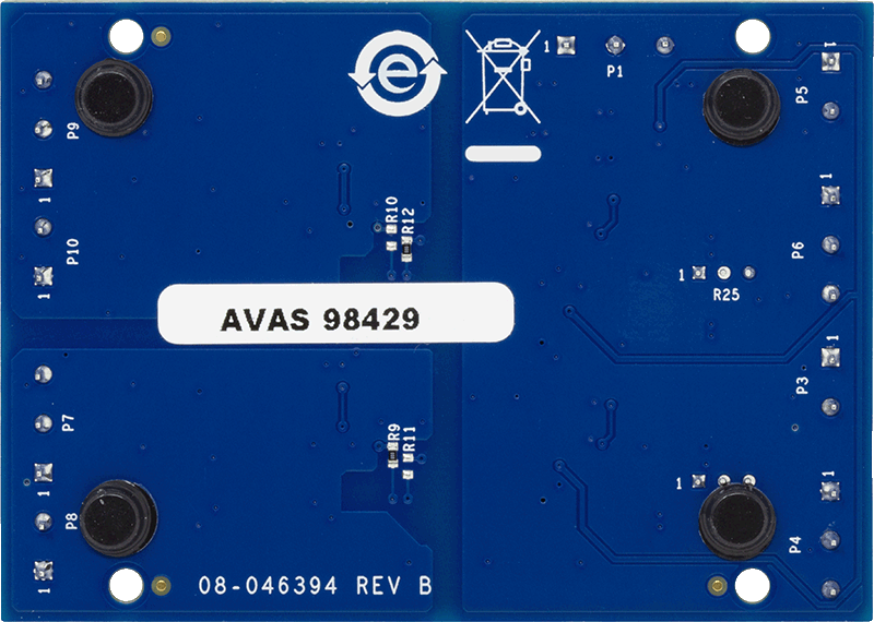 EVAL-2LCANRS485EBZ Evaluation Board - Bottom View