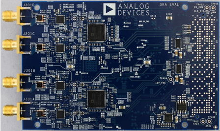 AD-FMCADC4-EBZ Evaluation Board (top)