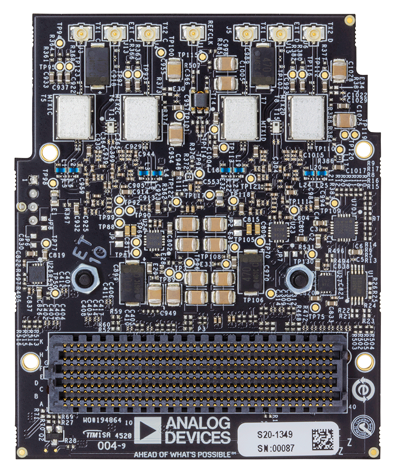 AD-FMCOMMS8-EBZ Evaluation Board - Bottom View