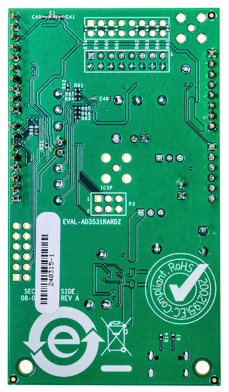 EVAL-AD3531R Evaluation Board Photo Bottom View
