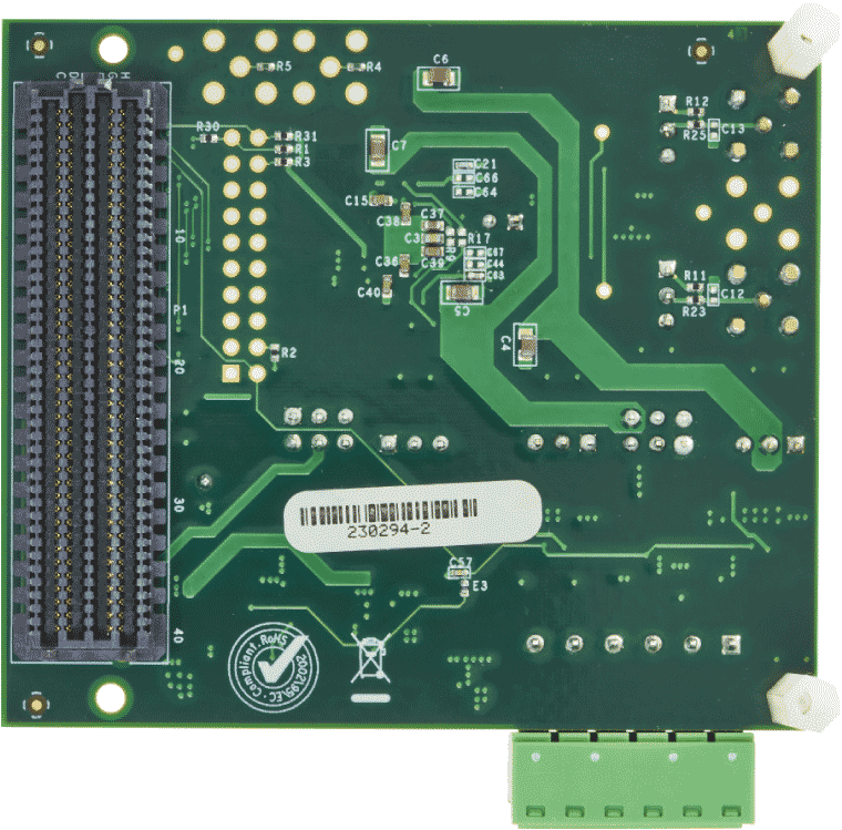 AD3552R Evaluation Board - Bottom View