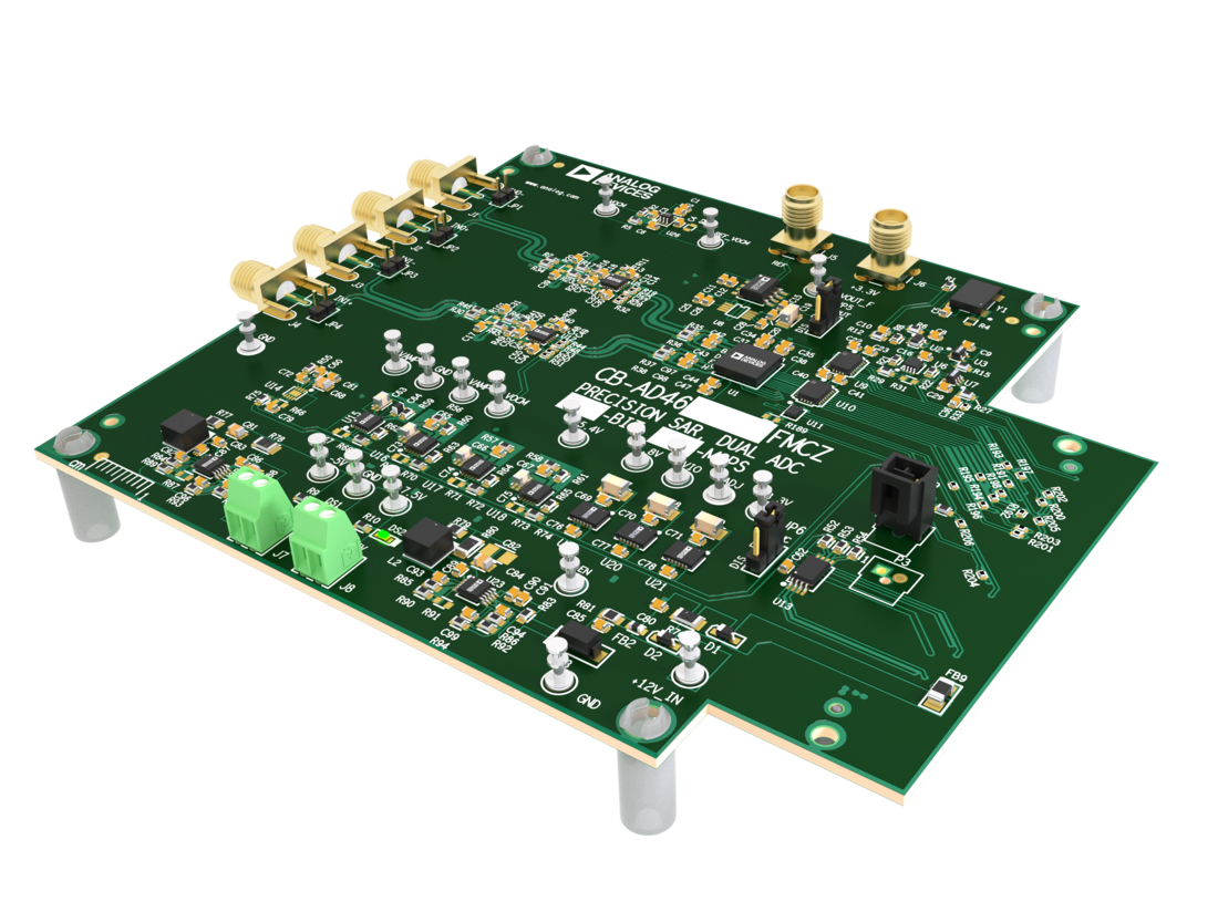EVAL-AD4630-24FMCZ Top Angle Evaluation Board