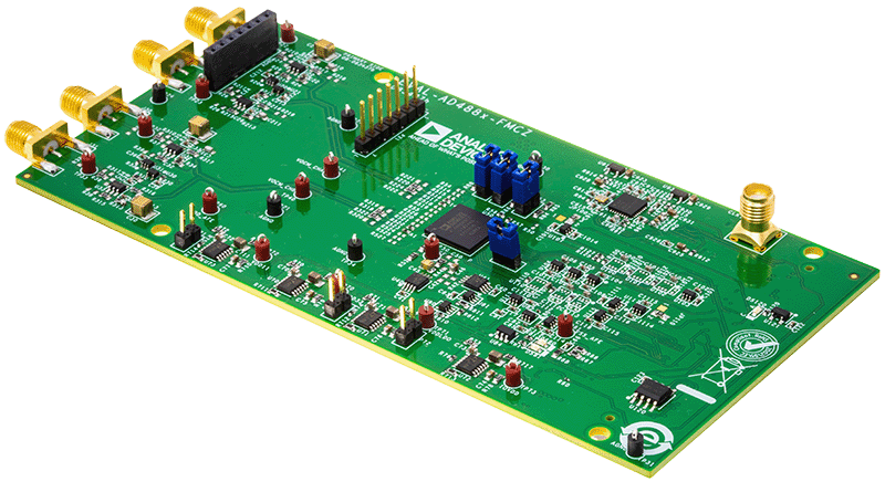 EVAL-AD4880 Evaluation Board Angle View
