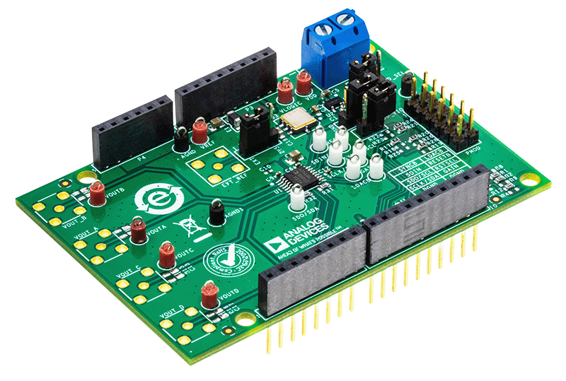EVAL-AD5696RARDZ Board Photo Angle View