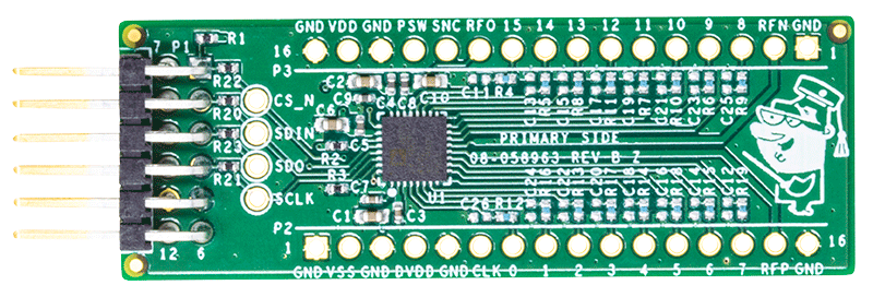 EVAL-AD7124-8-PMDZ Evaluation Board - Top View