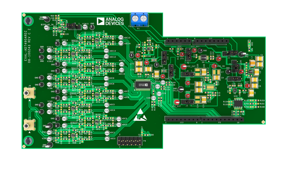 EVAL-AD7490-ARDZ Top Evaluation Board