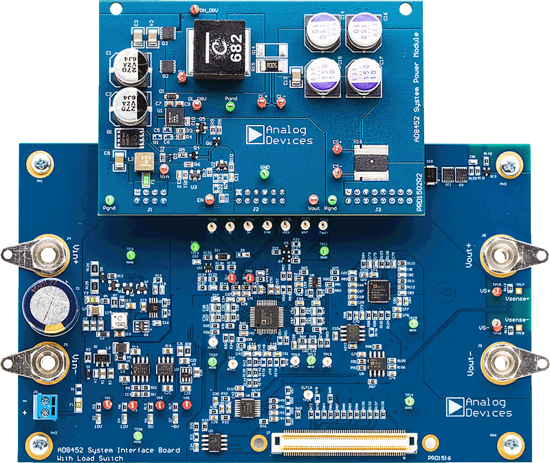 AD8452 Evaluation Board - Top View